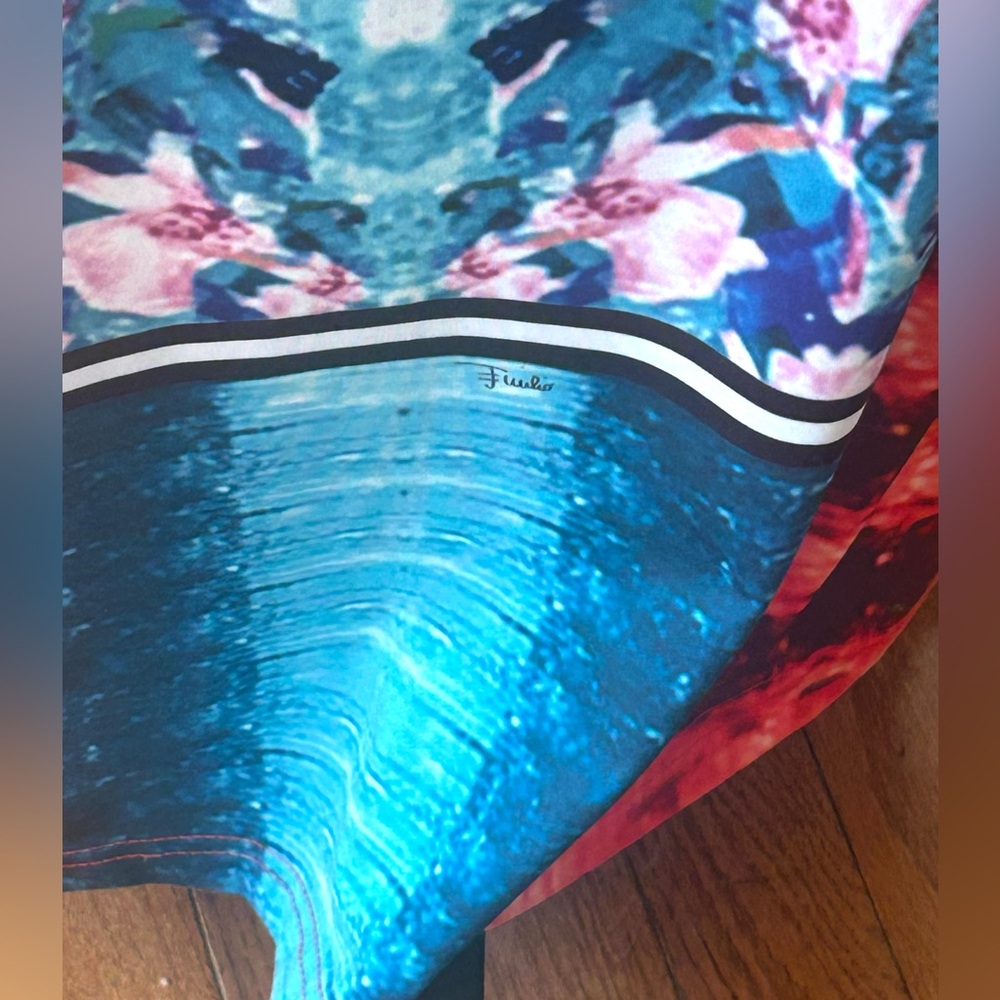Emilio Pucci Firenze Maxi Vibrant Abstract Prints Dress 10 - Picture 8 of 17